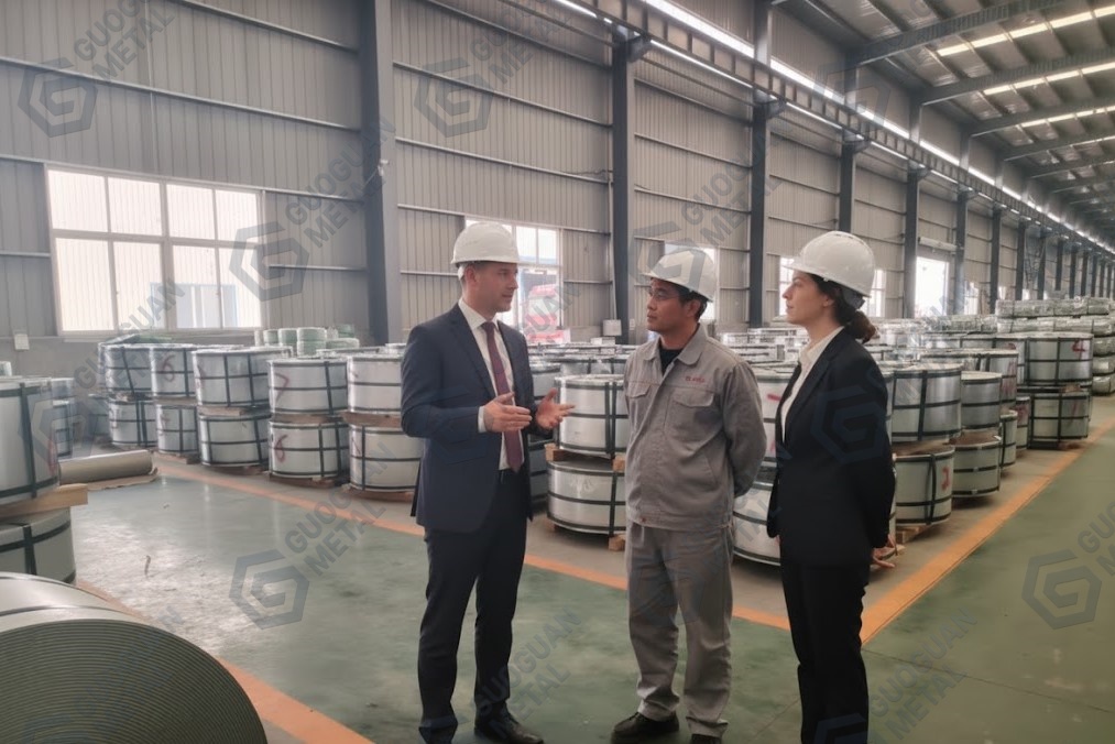 German Metal Products Distributor Visits Shandong Guoguan Metal Products Co., Ltd. for Business Exchange and Cooperation Opportunities